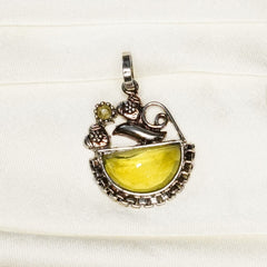 Lime Peridot Pendant